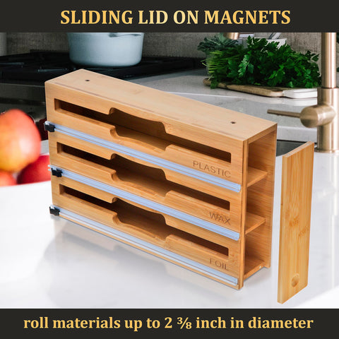 Maxpray bag organizer in drawer keeps bags organized and accessible