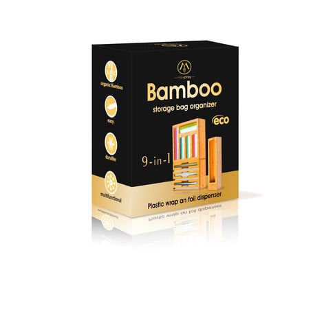 Bamboo material close-up showing warm natural texture and durability