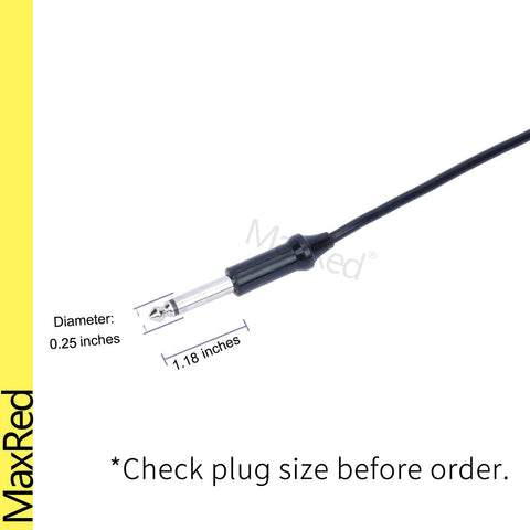 MaxRed replacement with stainless steel tube and silicone connector
