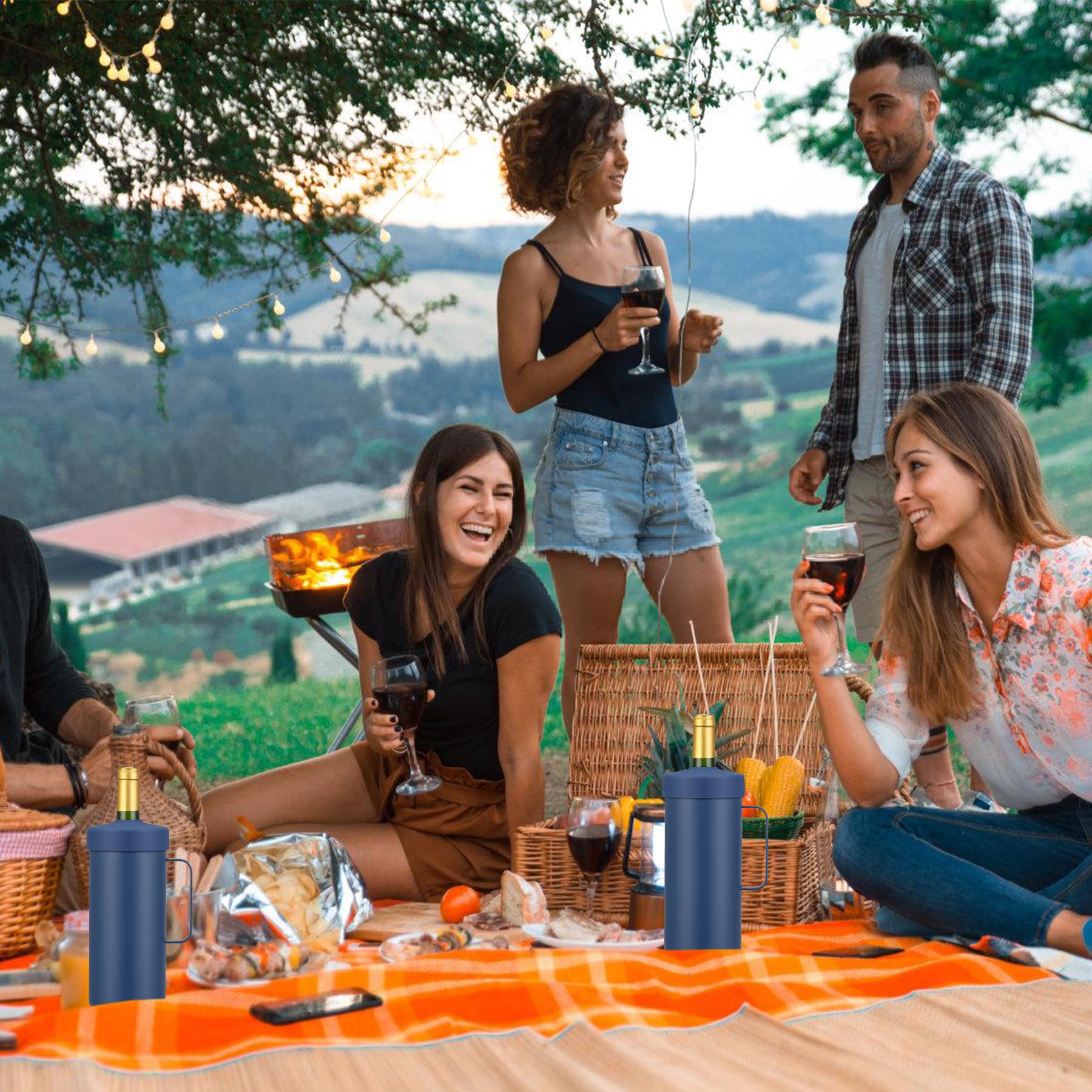 MAXSO outdoor-ready use at beach or poolside for cooling on the go.