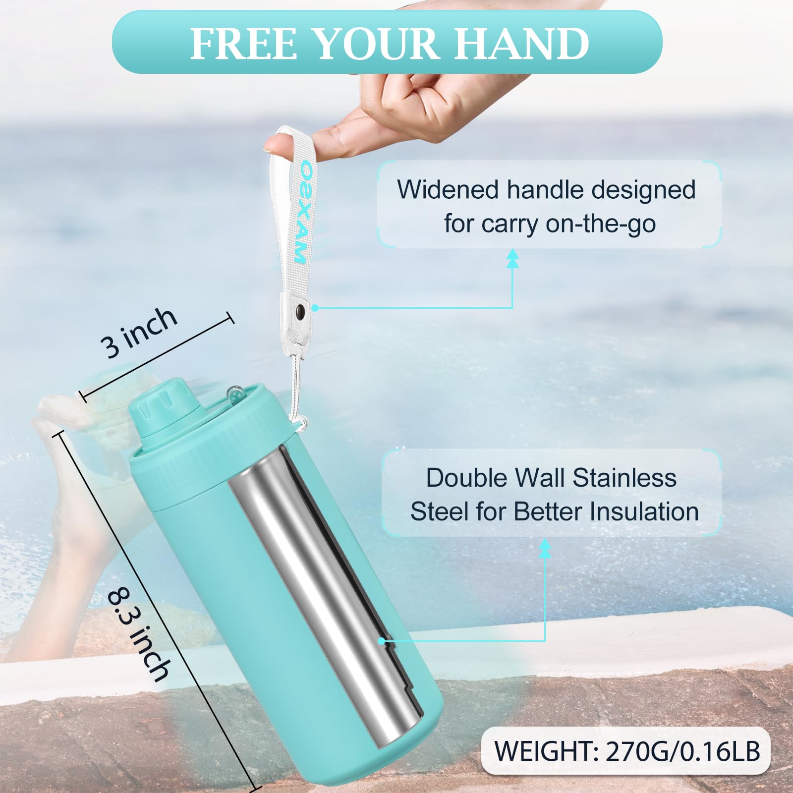 MAXSO Sealed Can Cooler Fizz Lid for slim 12oz cans, spill-resistant outings.