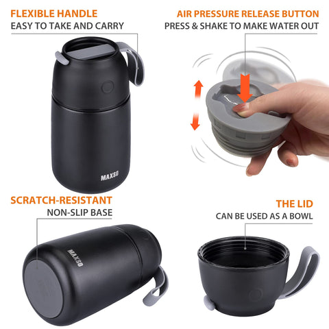 MAXSO dual pack with foldable spoon included