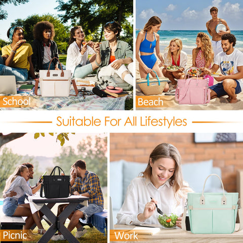 MAXTOP insulated lining keeps meals fresh during commutes and office days