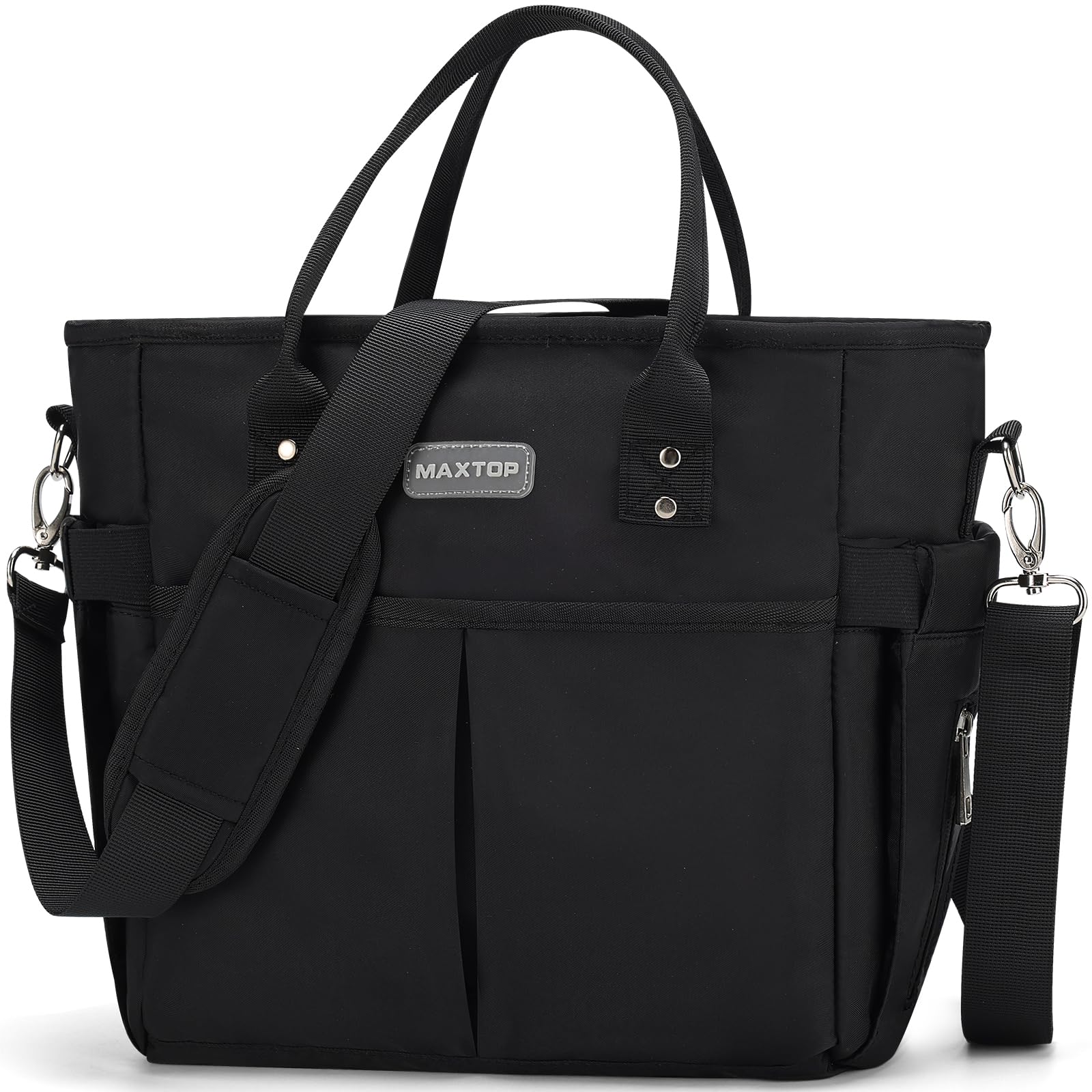 MAXTOP lunch bag with a wide-open pocket for quick meal access at work.