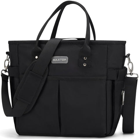 MAXTOP lunch bag with a wide-open pocket for quick meal access at work.