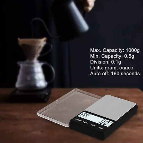 MAXUS Espresso Scale protective cover doubles as a tray for small items.