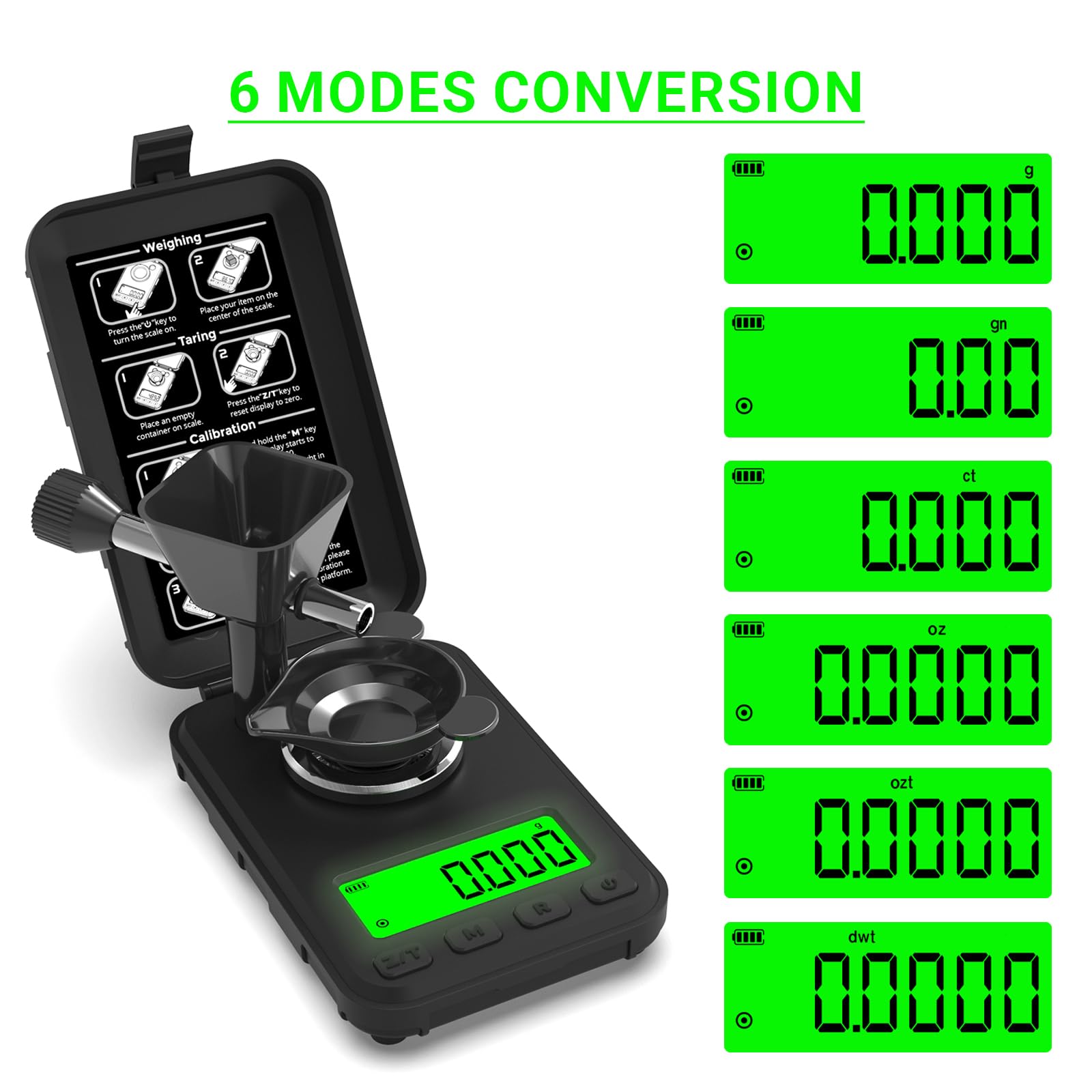 MAXUS Reloading Scale 50 g capacity with 0.001 g accuracy for precise measurements.