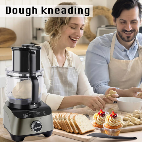 Maydarol chopping and dicing with versatile attachments in use.