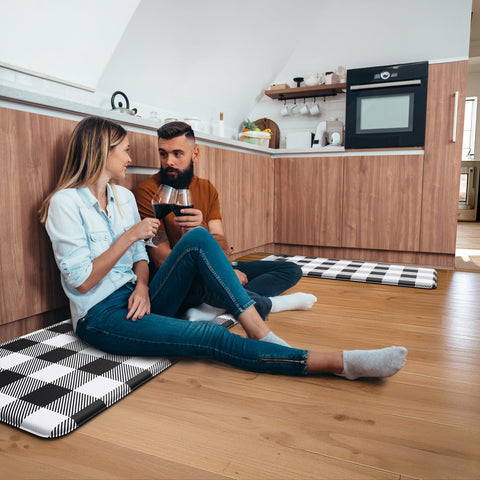 MAYHMYO durable PVC mat built for daily use in kitchen, laundry, or office.