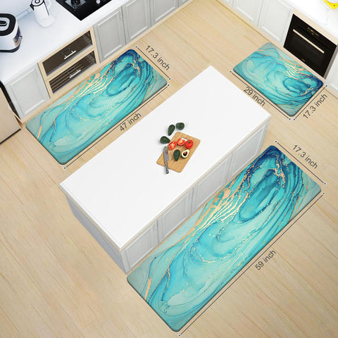 MAYHMYO foam cushioned mat offers comfortable footing during chores