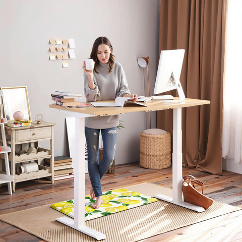 MAYHMYO lemon mats on office desk show versatile decorative use