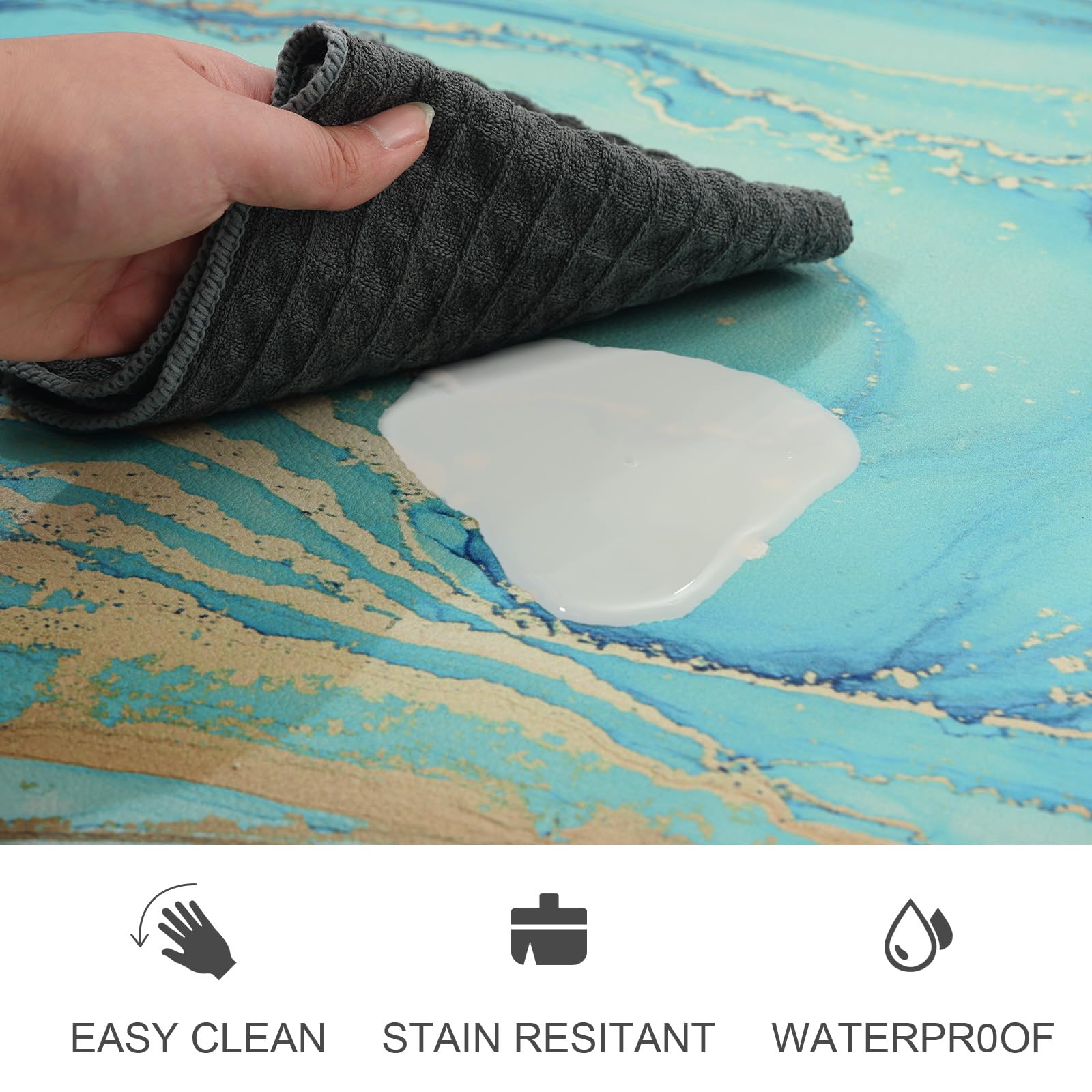 MAYHMYO non-slip kitchen mat close-up showing grip for safe floors