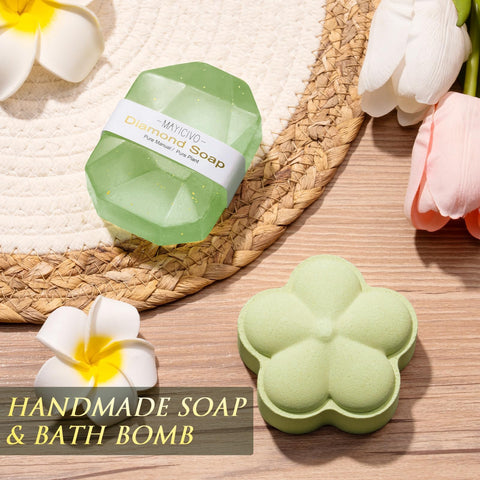 MAYICIVO floral scented soap wrapped in pretty gift packaging