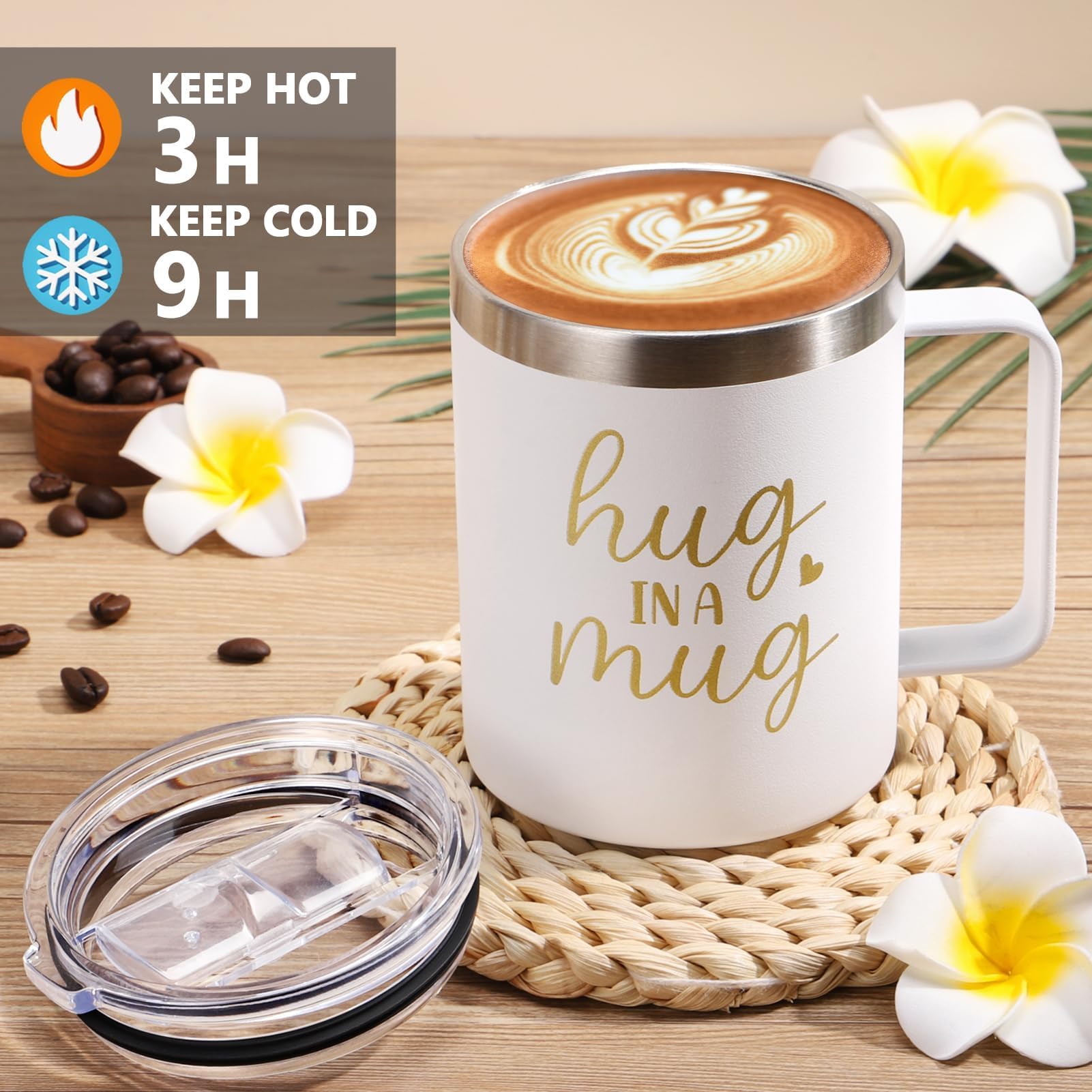 MAYICIVO vanilla coconut candle for warm, inviting ambiance