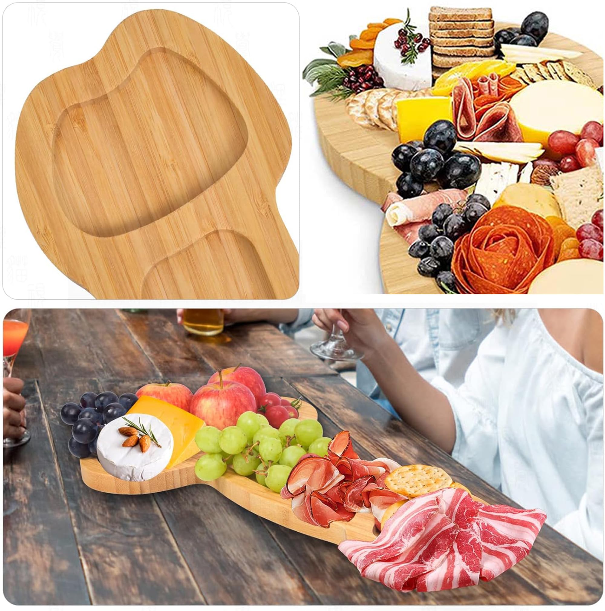 MAYISO board with smooth finish perfect for slicing and serving.