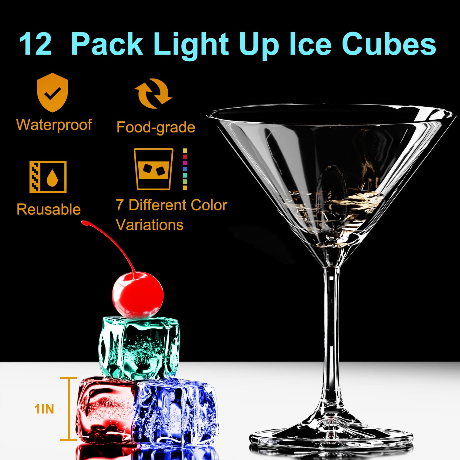Maylai LED drink cubes changing colors add dynamic flair to events.
