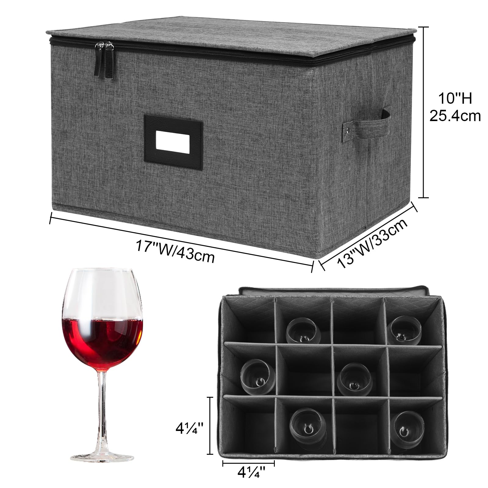 Mayniu dustproof wine glass box protects glassware from dust.