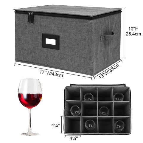 Mayniu dustproof wine glass box protects glassware from dust.