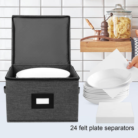 Mayniu cushioned interior and top keep china safe during stacking and storage