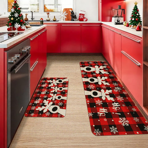 Maytycroo Christmas kitchen mat packaging ready for gifting.