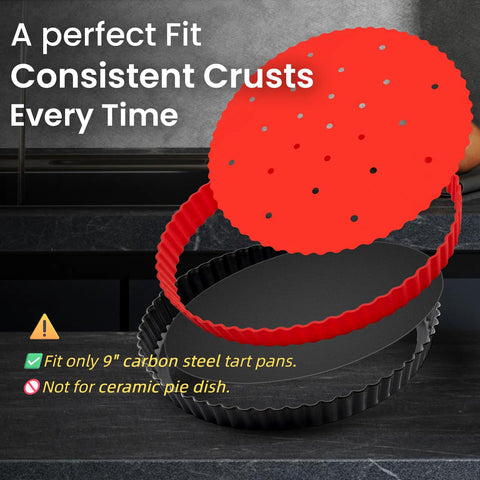 Maywe Tanso silicone pie weights are reusable and dishwasher friendly