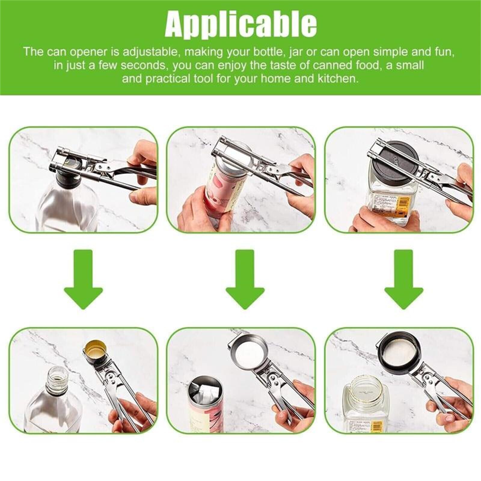 MayzainAMZ small-large adjustable design fits many lids.