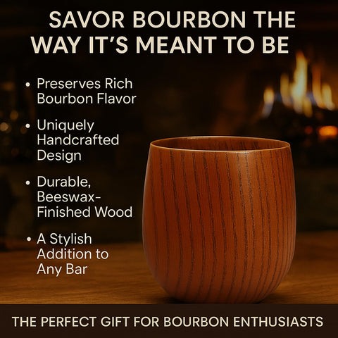 MBBEST revolutionary design enhances bourbon aroma and palate perception with each sip