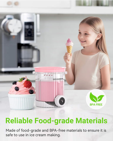 Mbetter nozzle aids smooth removal and clean serving of swirled desserts