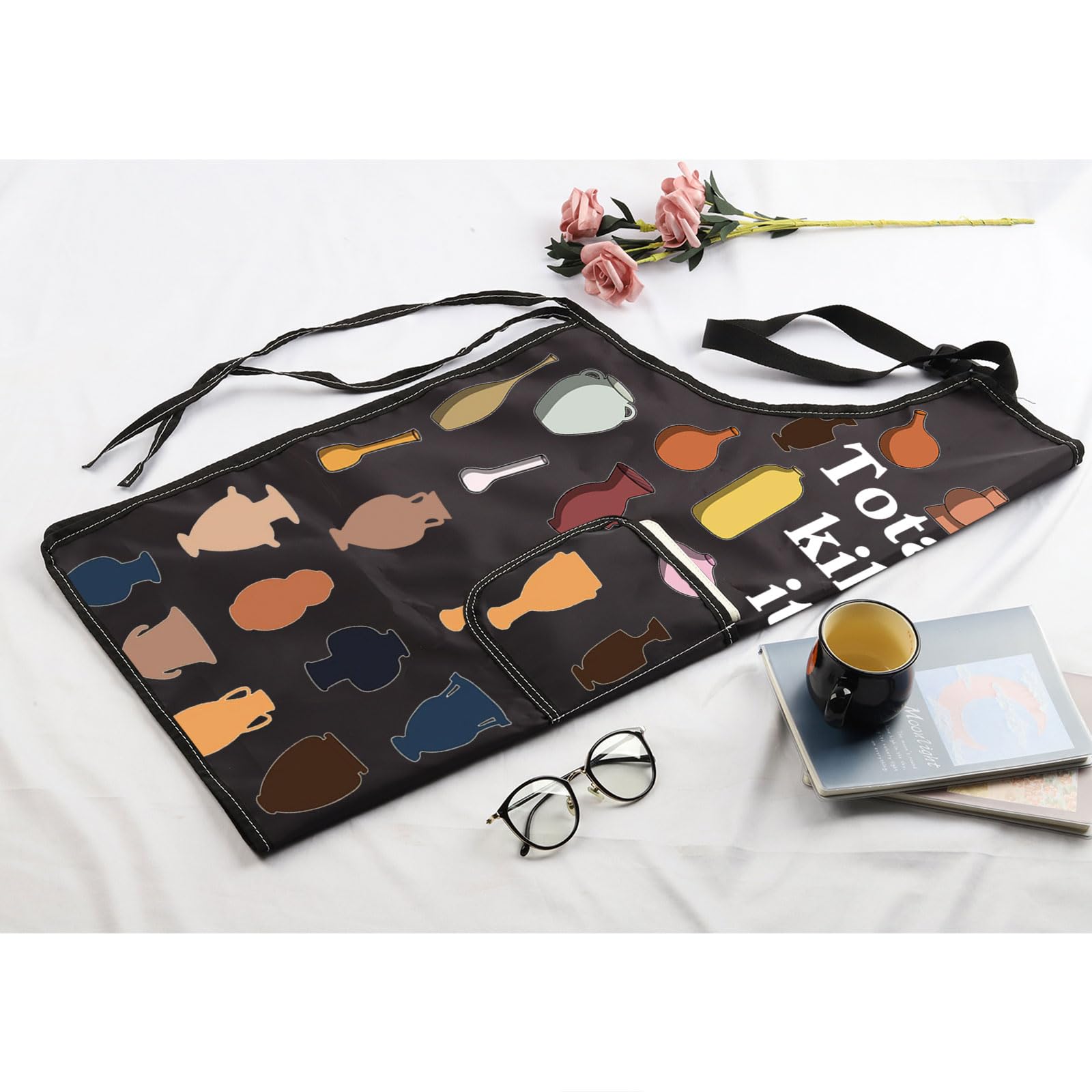 MBMSO Ceramic Artist Apron one-size-fits-most with roomy pockets for ceramics tools.