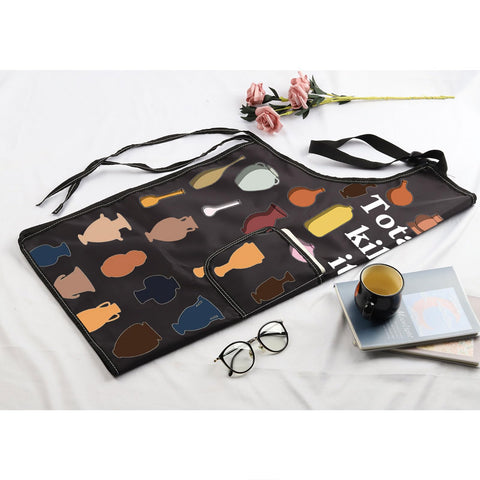 MBMSO Ceramic Artist Apron one-size-fits-most with roomy pockets for ceramics tools.