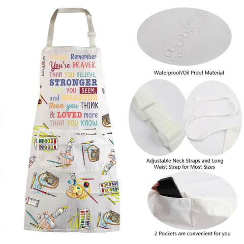 MBMSO painting apron washable design for quick cleanup