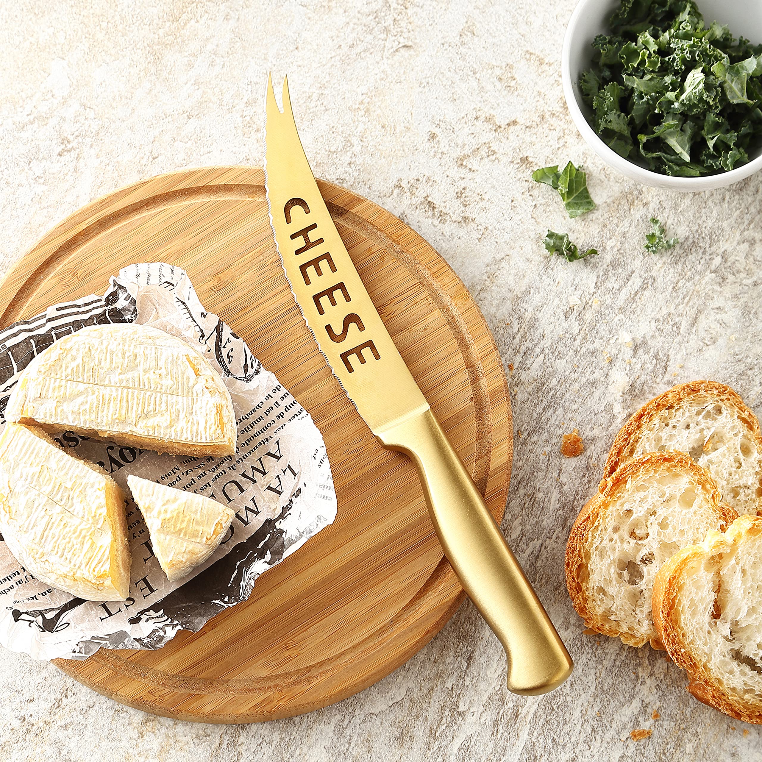 McCook 5-inch santoku knife, versatile for chopping and mincing.