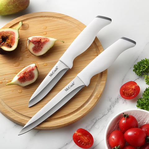 McCook 7-inch santoku knife versatile for chopping herbs and vegetables
