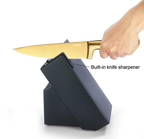 McCook 8-inch chef knife with titanium coating for precise cuts