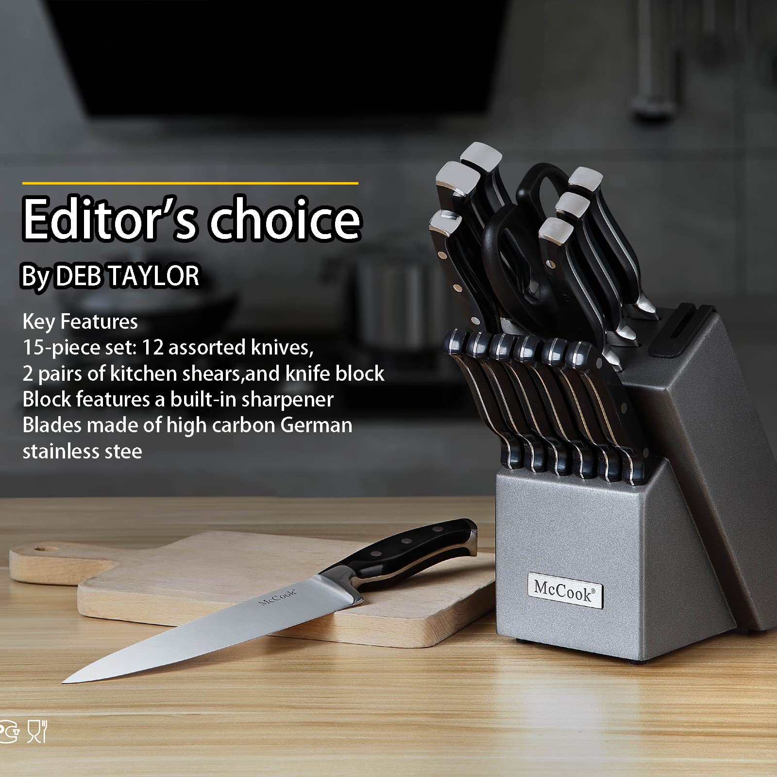McCook 8 inch slicing knife ideal for roasts and produce