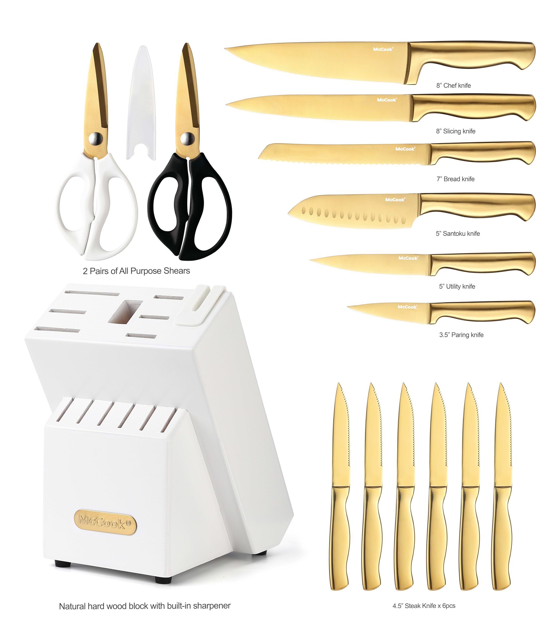 McCook 8in slicing knife, precise cuts for perfect portions