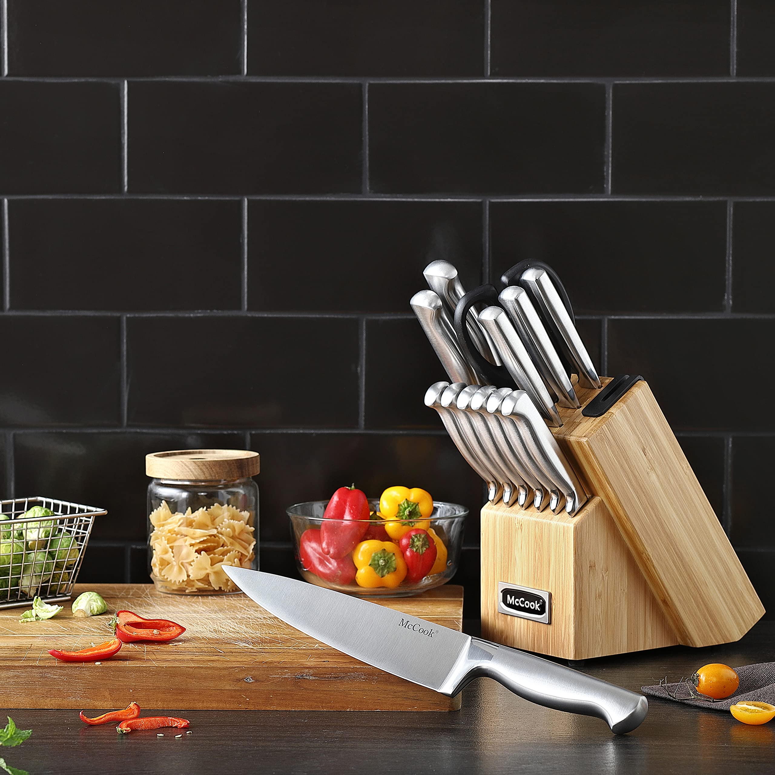 McCook 3.5-inch paring knife for peeling and trimming.