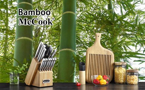 McCook 5-inch santoku knife for versatile dicing and mincing.