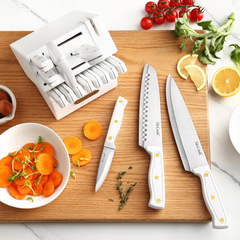 McCook 7-inch Santoku knife versatile for chopping and dicing