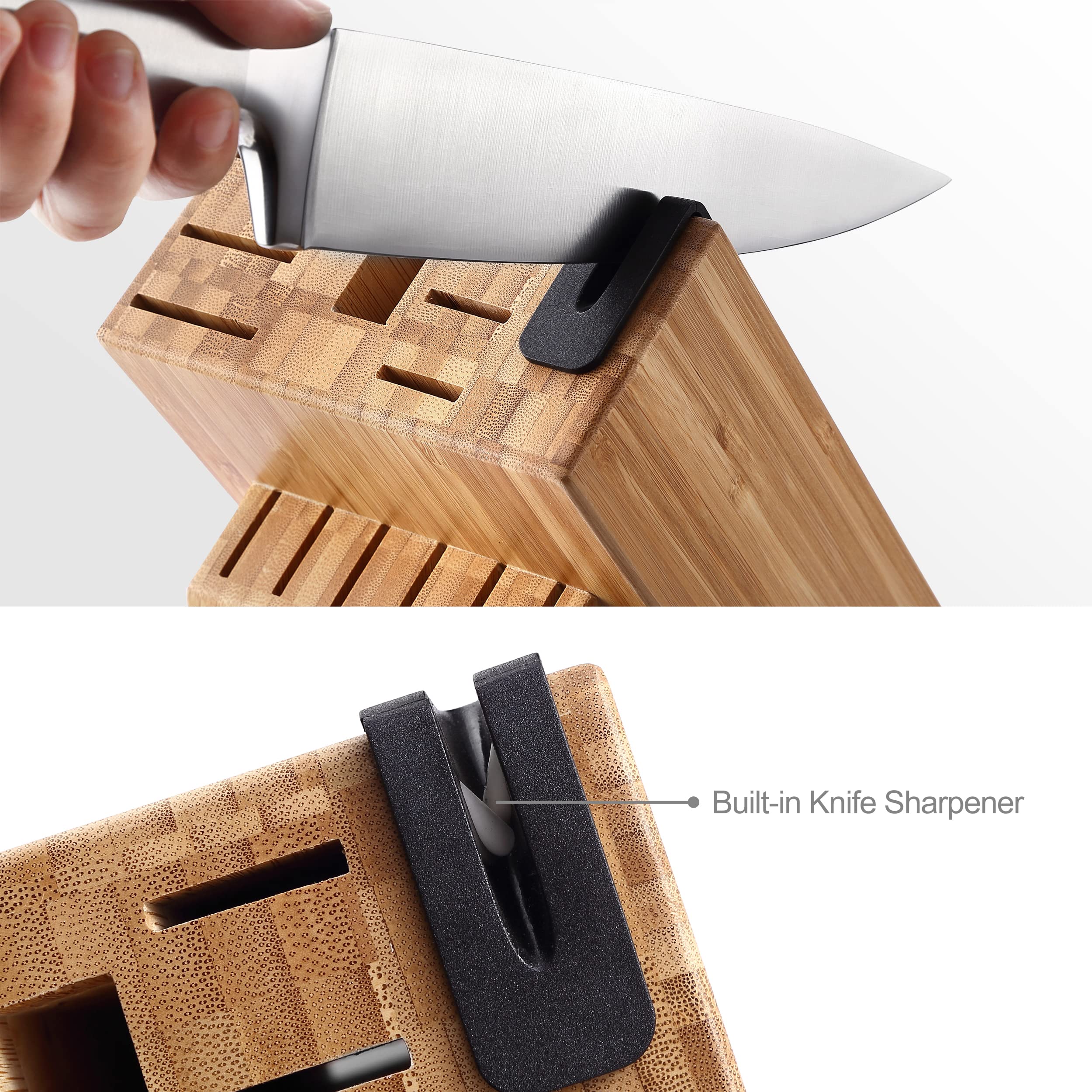 McCook 8-inch slicing knife for clean meat and produce slices.