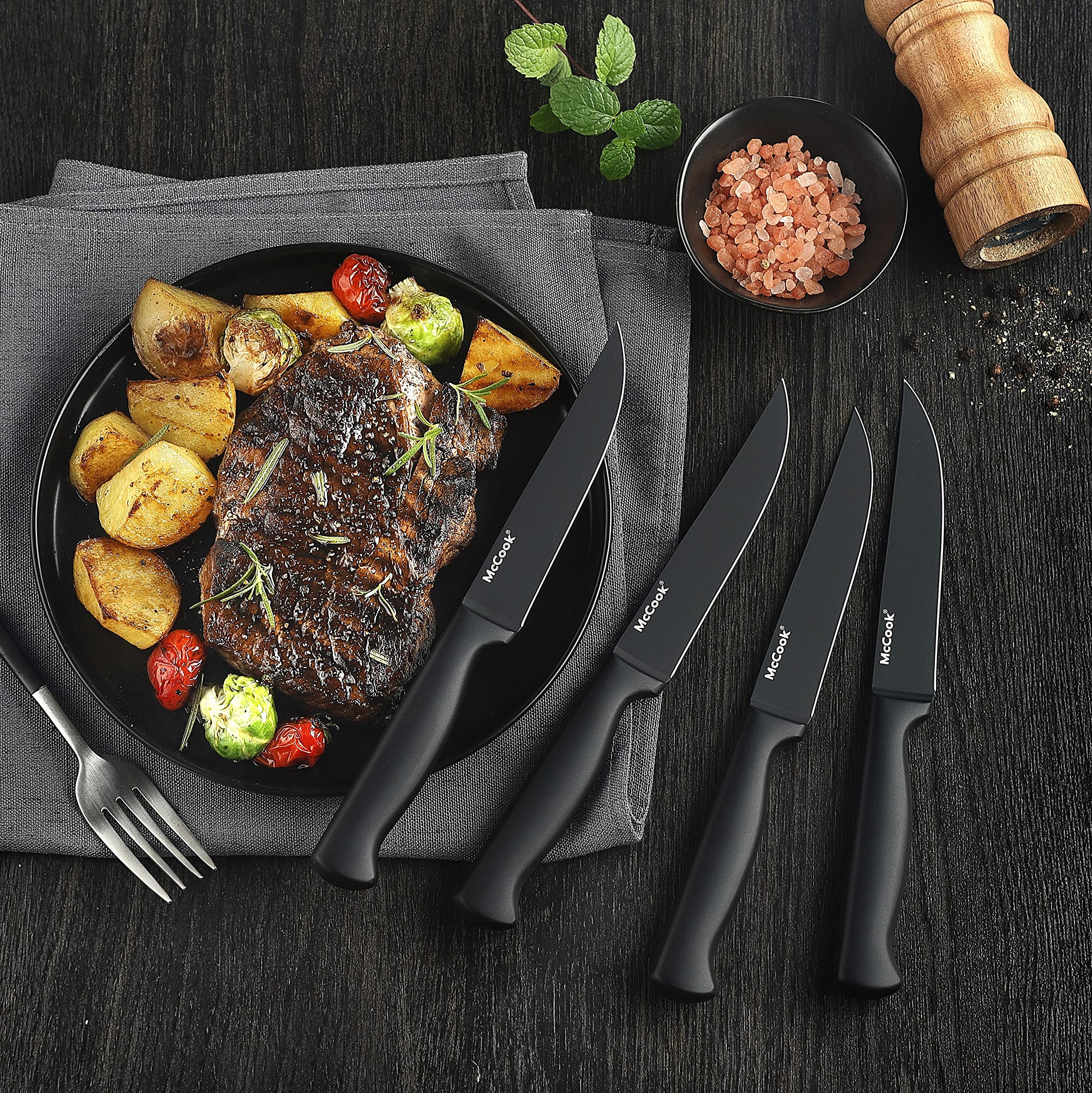 McCook stainless steel blades delivering sharp cuts and durability