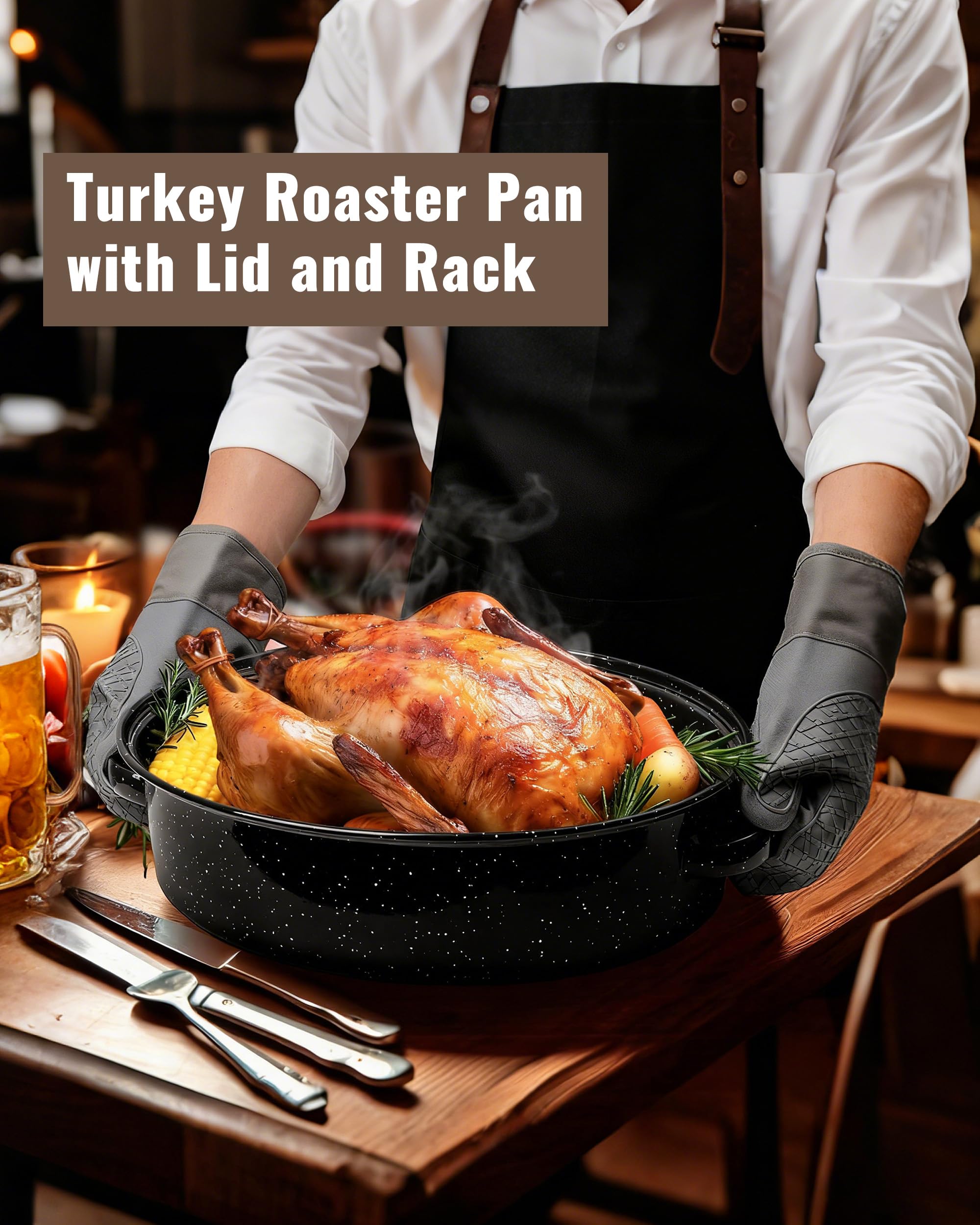 MCCSI nonstick coating is dishwasher-safe for quick cleanup.