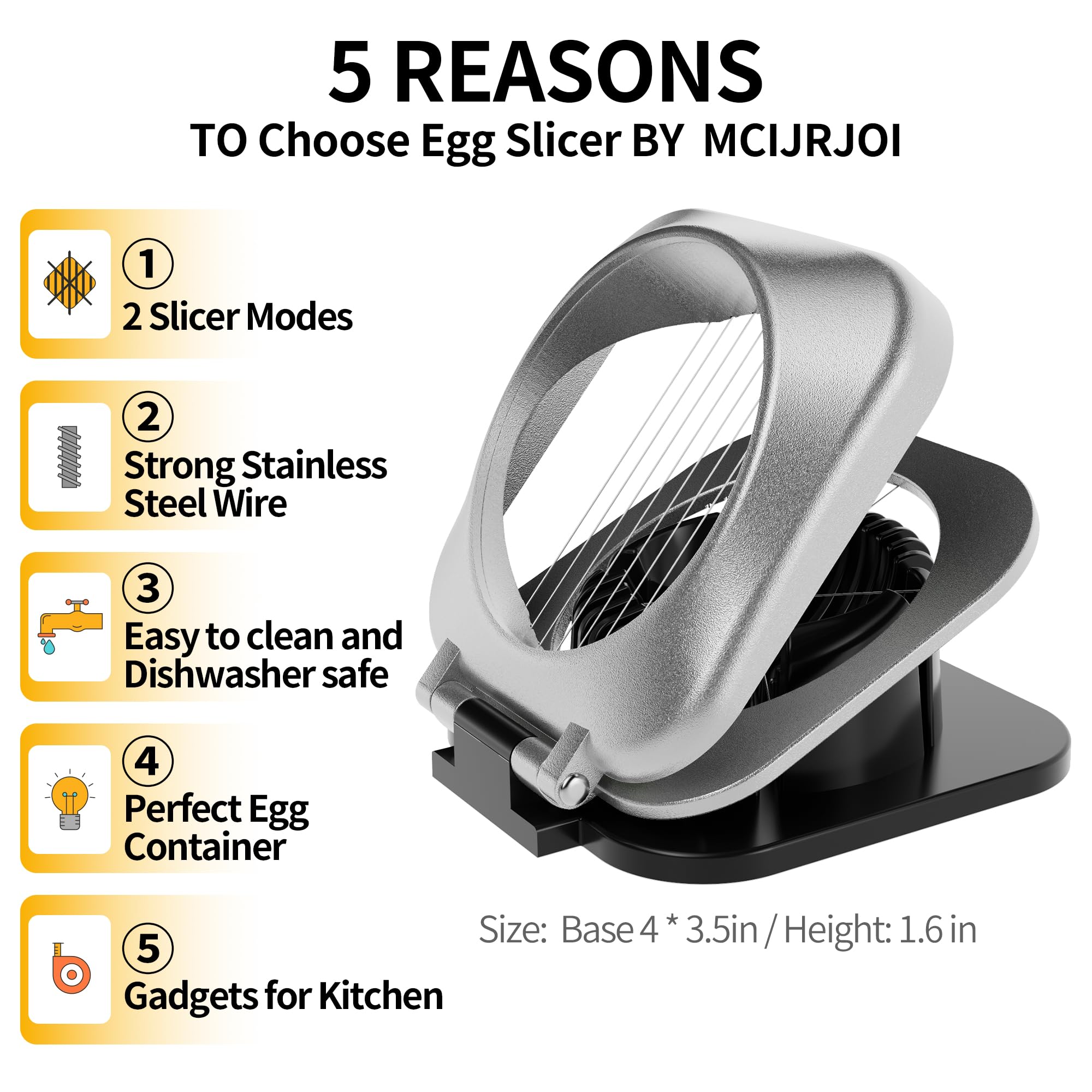 MCIJRJOI strawberry slicer perfect for fruit salads and snacks.