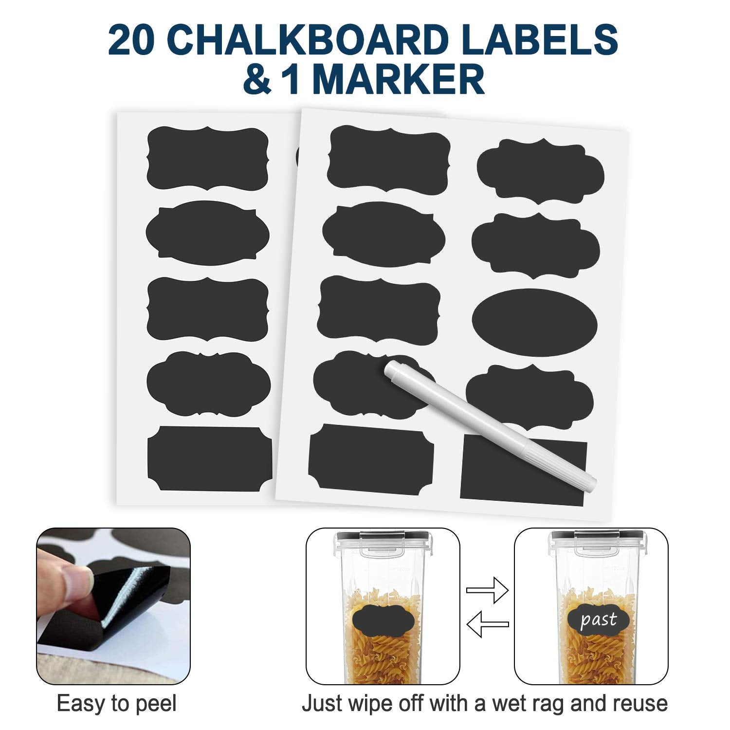 MCIRCO cereal containers clear plastic highlights contents at a glance