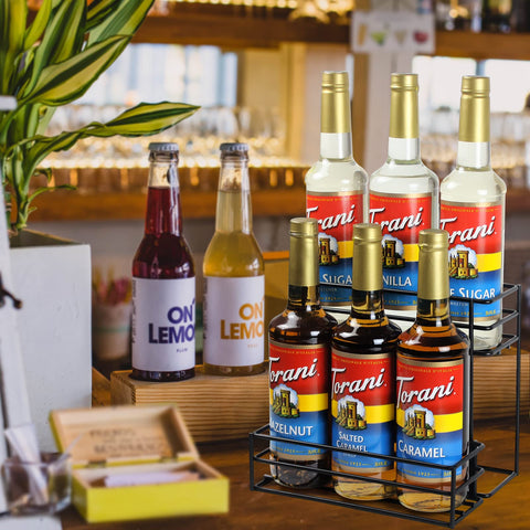 MCSAPIL Coffee Syrup Rack space-saving design for compact homes.