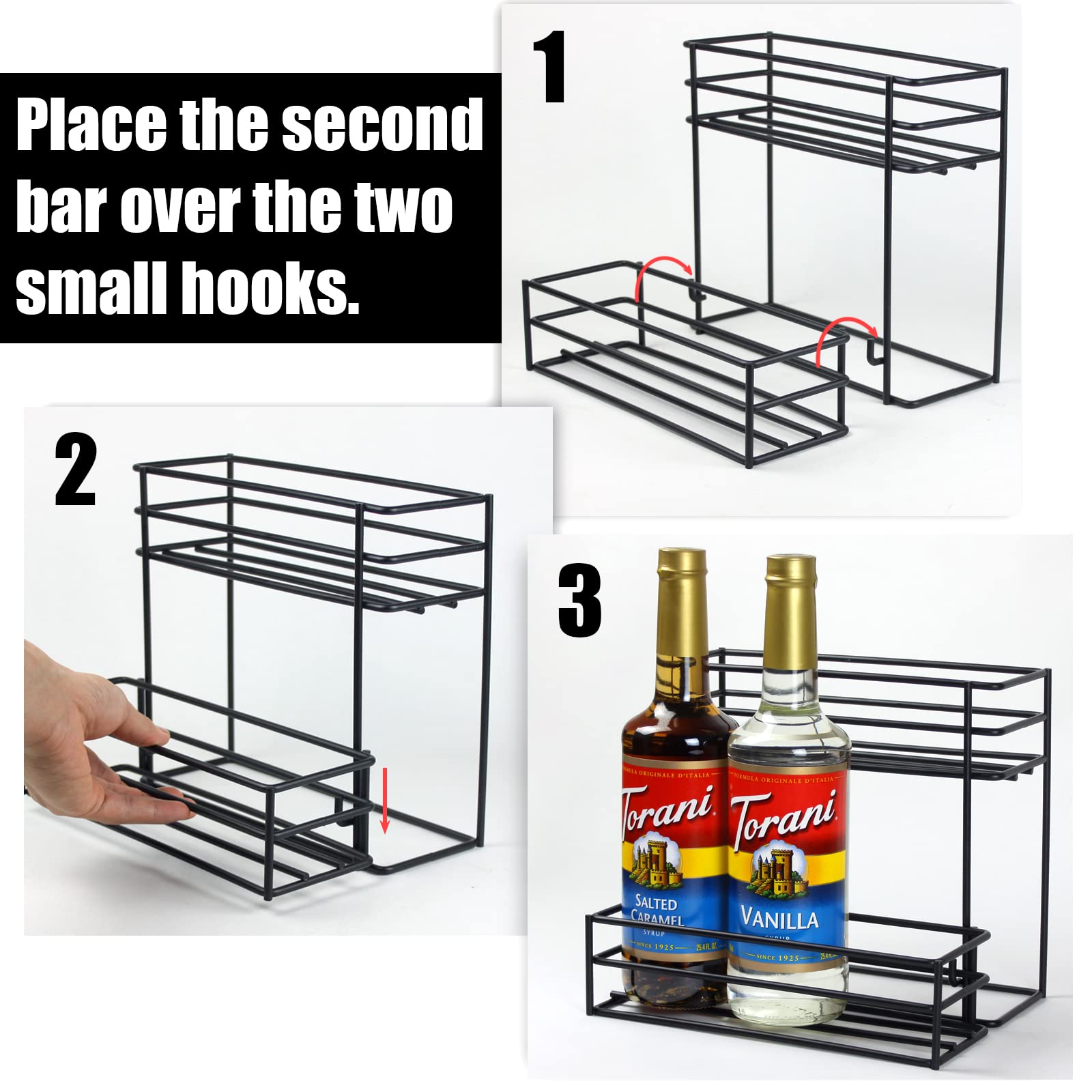 MCSAPIL durable coffee syrup holder for everyday use