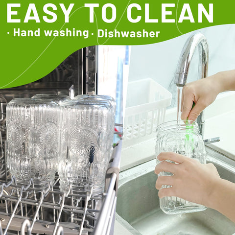 Mcupper clear glass for efficient food storage and organization