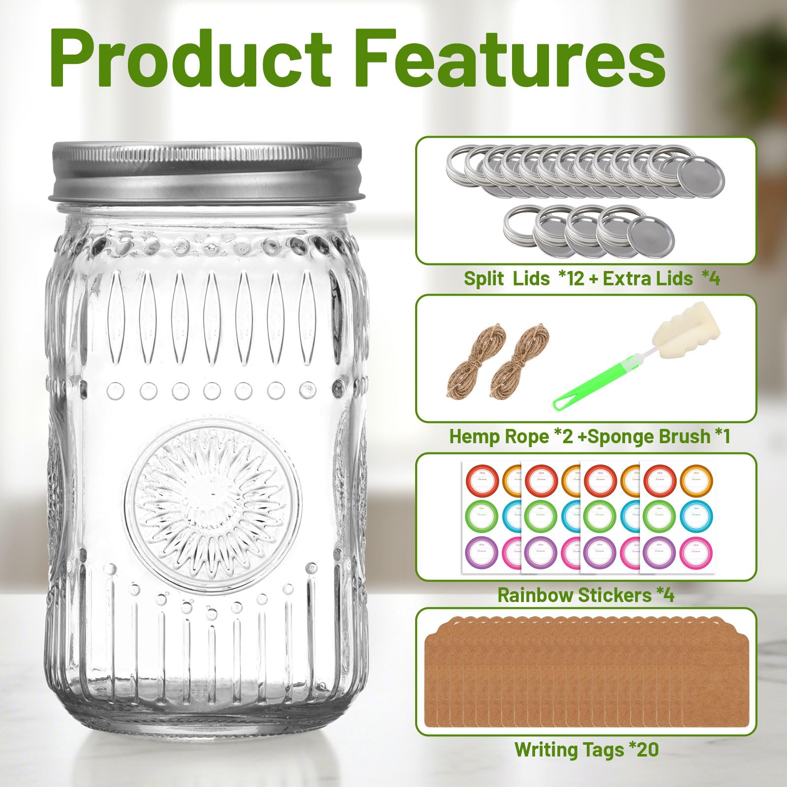 Mcupper extra lids for mason jars provide a spare seal and convenience