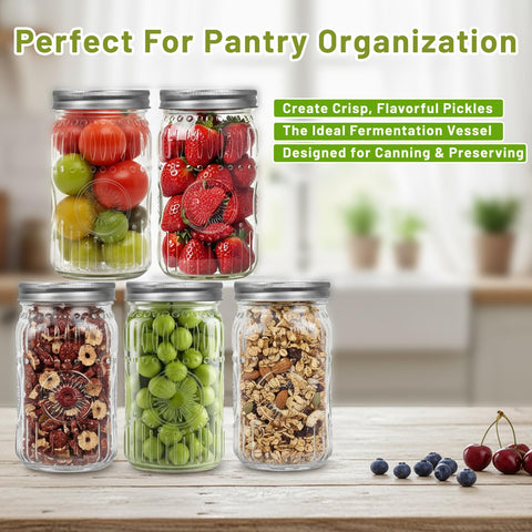 Mcupper versatile jars suitable for meal prep, beverages, and crafts