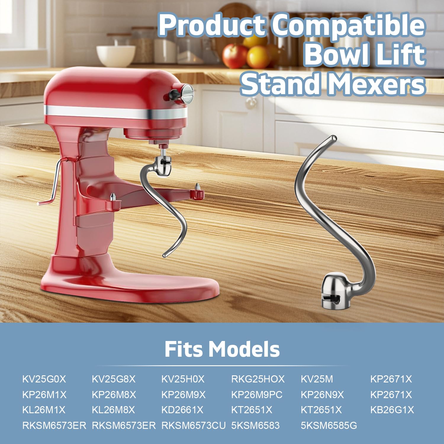 Mdduocd compatibility with KitchenAid attachments fits several models.